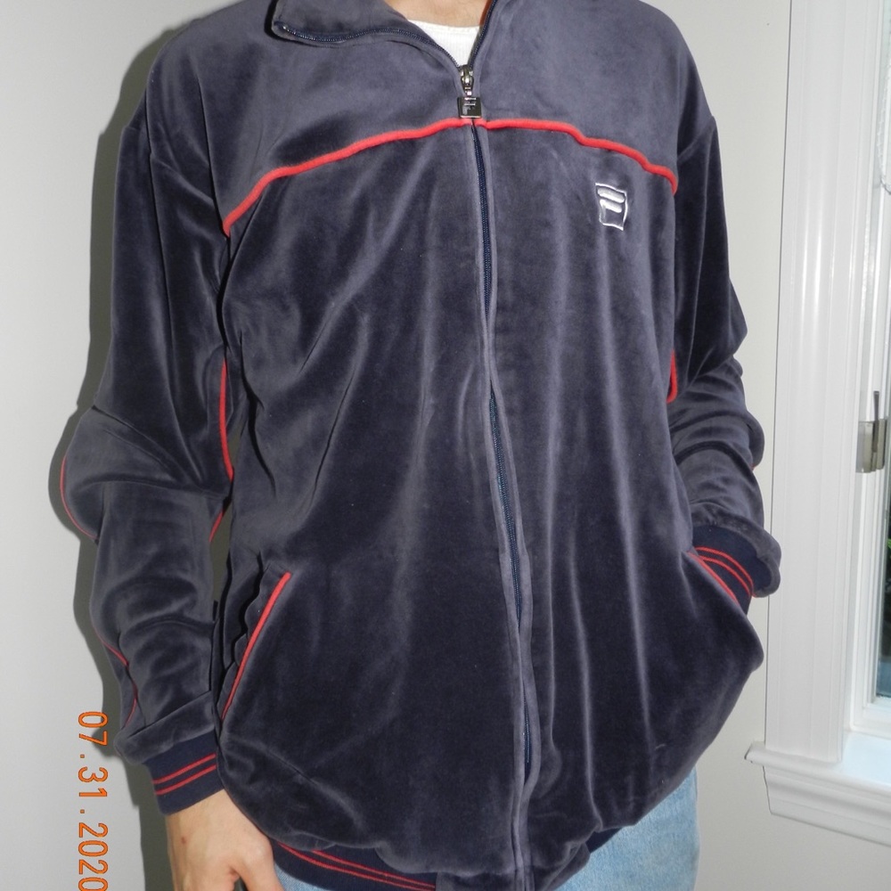 Vintage Fila Velour Tracksuit Jacket